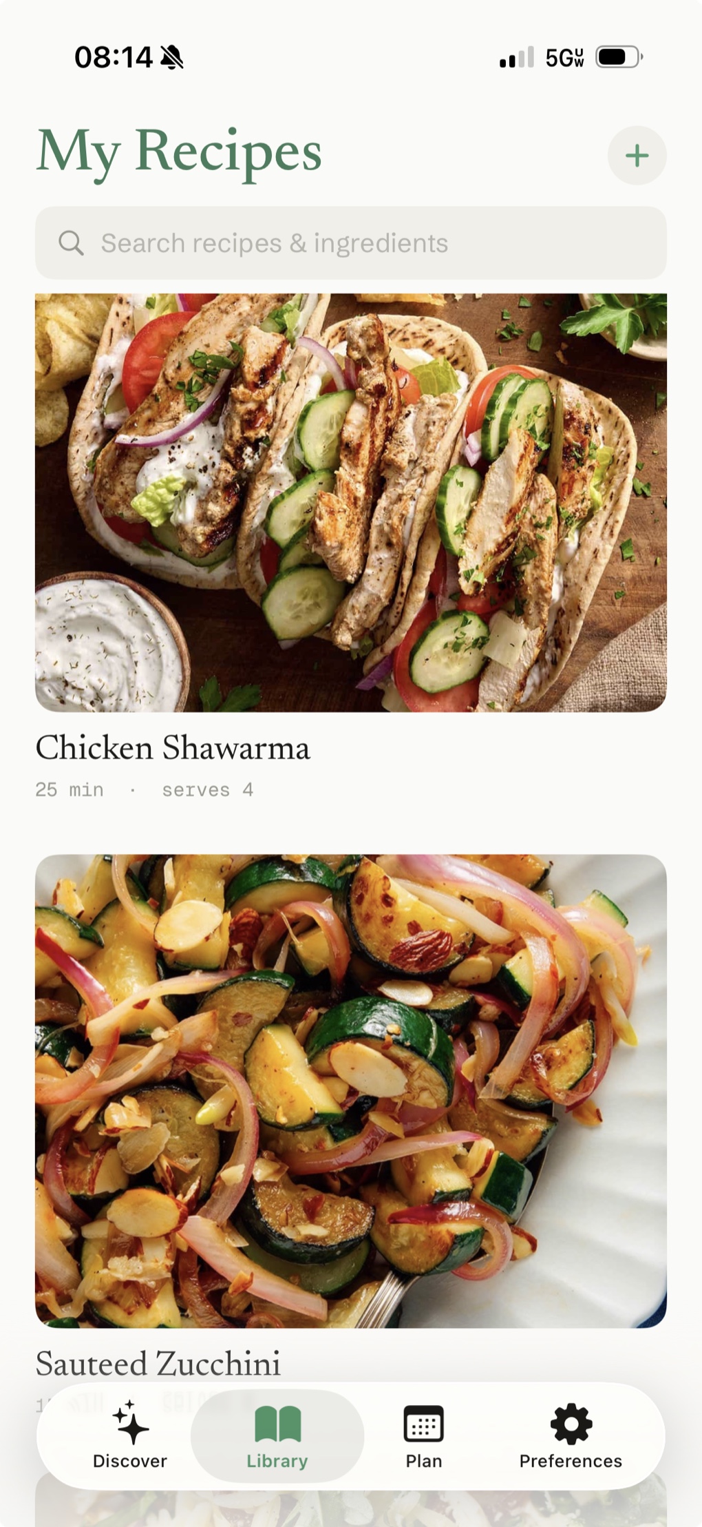 MiSousChef recipe library