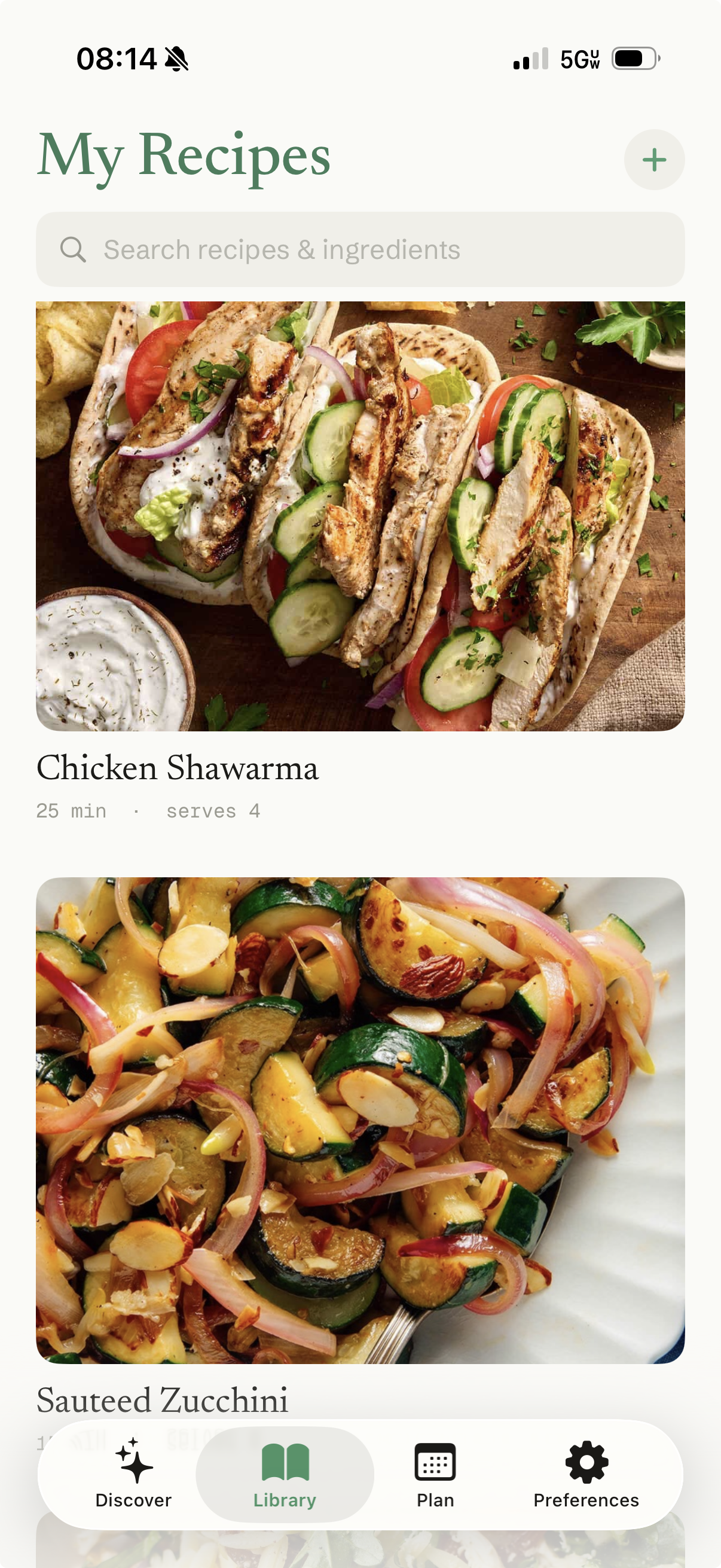 MiSousChef recipe library